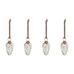 Nasan Baubles - Gold & Cream - (Set of Four)