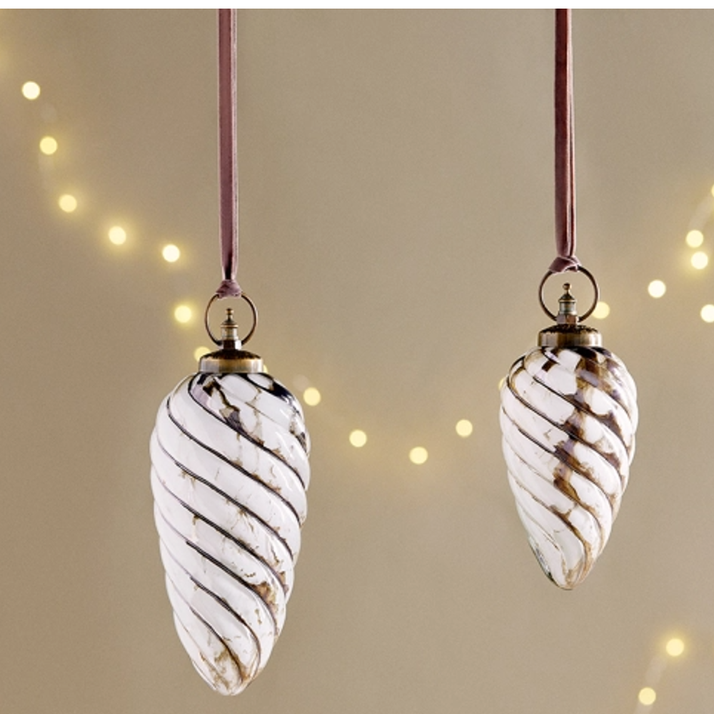 Nasan GIANT Bauble - Gold and Cream - Size Choice | Annie Mo's