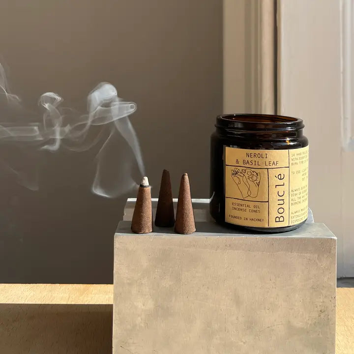 Neroli & Basil Leaf Incense Cones | Annie Mo's