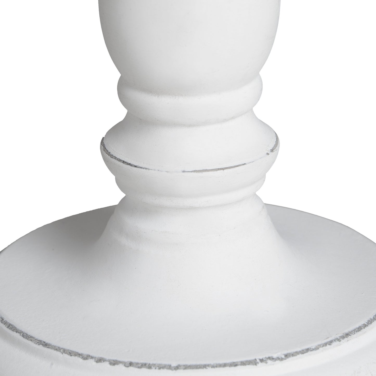 Neutral Washed Wood Table Lamp with Shade 30cm