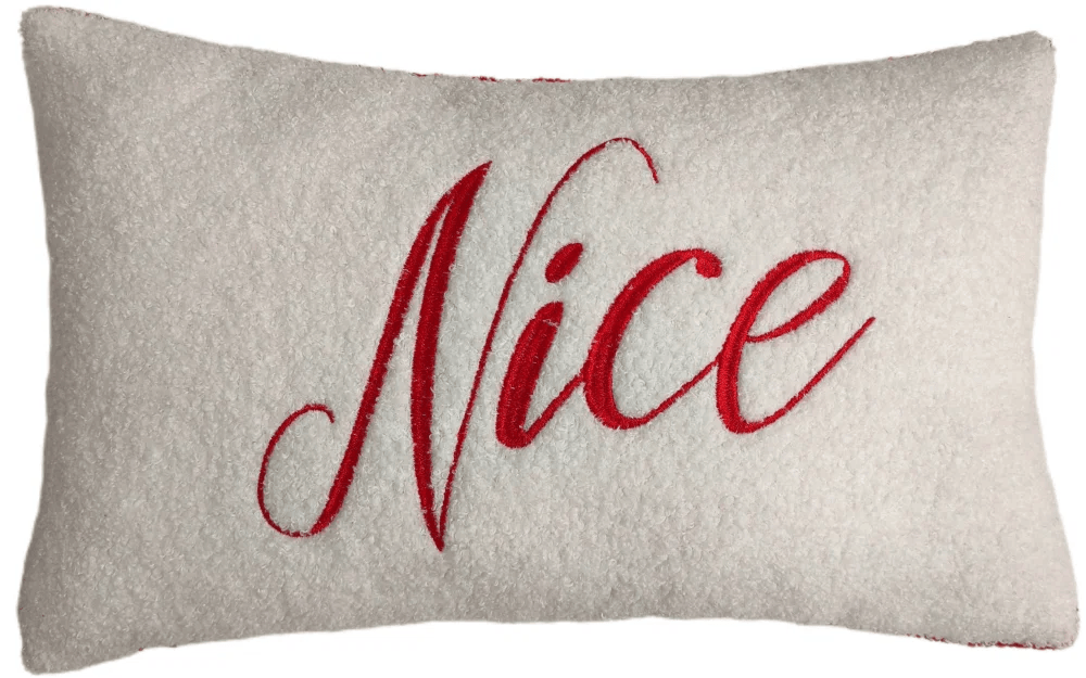 Nice List Christmas Cushion 30x50cm