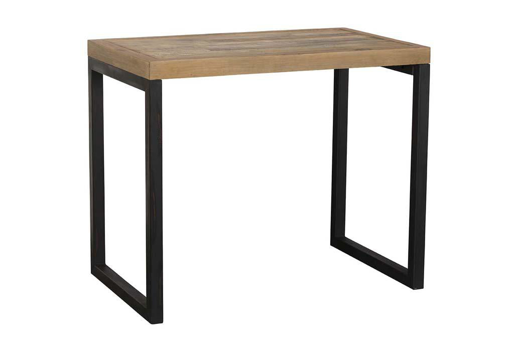 Nixon Reclaimed Mixed Wood Rectangular Bar Table 120cm x 75cm x 96cm