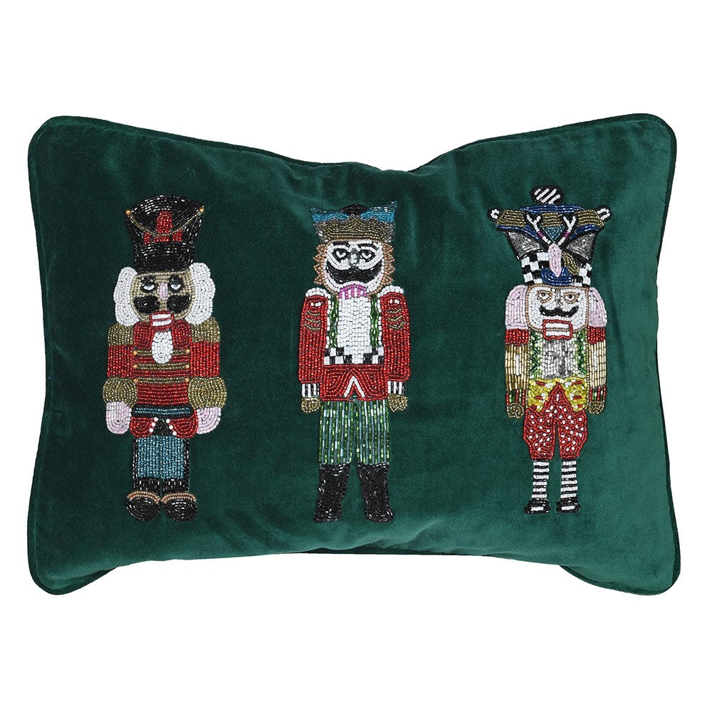 Nutcracker Noel Cushion 50cm | Annie Mo's