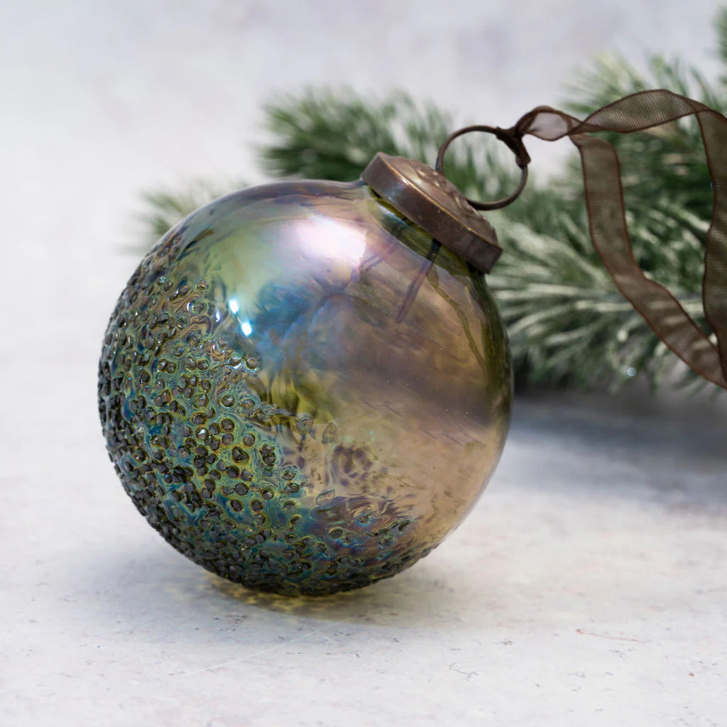 Olive Moitie Bauble 8cm | Annie Mo's