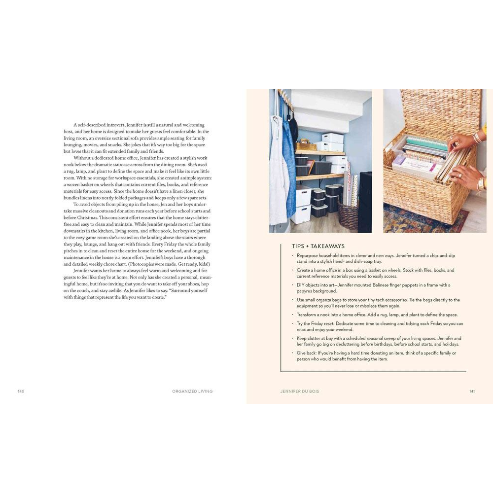 Organized Living Hardback Book