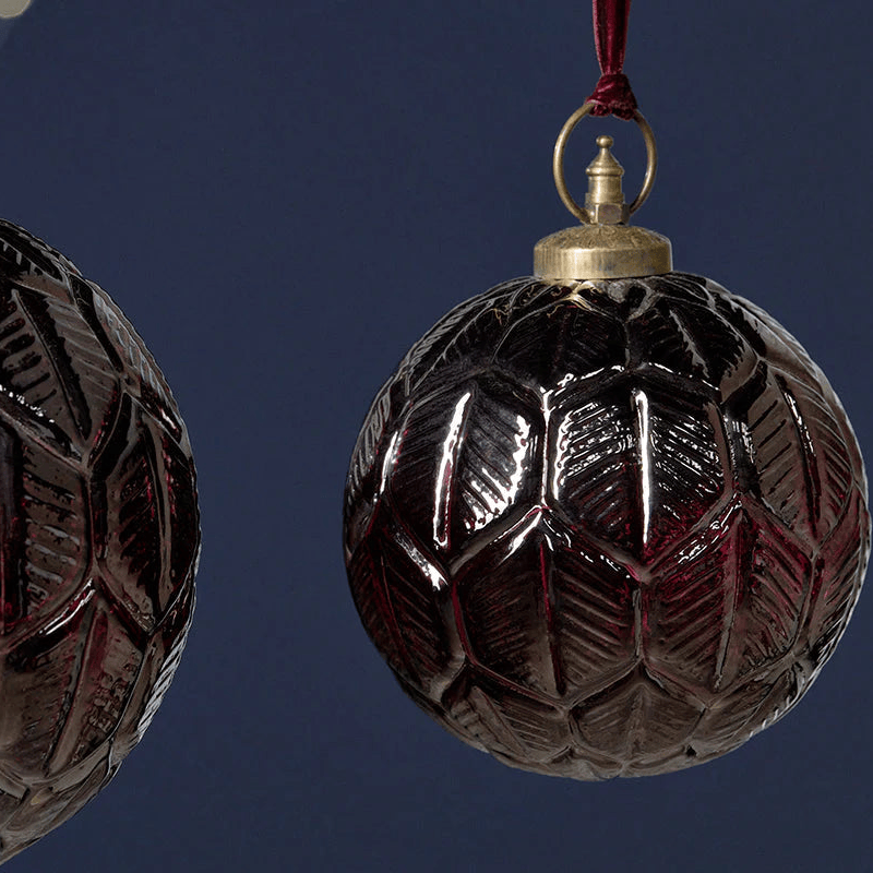 Patta Giant Bauble - Burgundy 15cm | Annie Mo's B