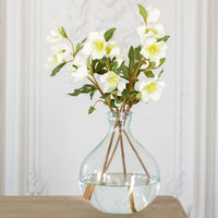 Off White Hellebore Stem 44cm