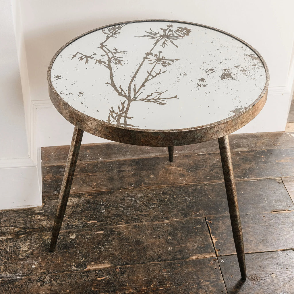 Waltham Tray Table with Cow Parsley Pattern