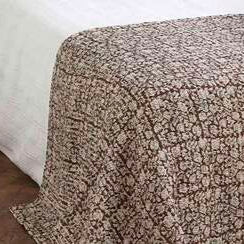 Provence Tea Rose Quilted Throw 150 x 230cm | Annie Mo's