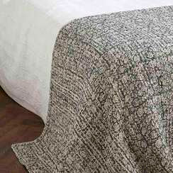 Provence Sage Quilted Throw 150x230cm | Annie Mo's