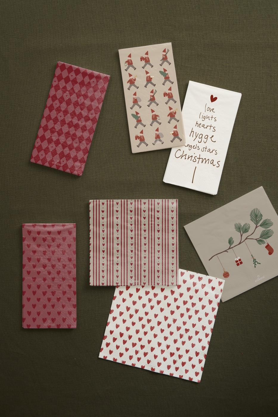 Paper Napkins 10x20cm Santa's Helpers 16 Pc Per Pack | Annie Mo's-2