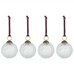 Patia Baubles - Clear - (Set of 4) 8cm