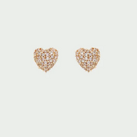 Pave Earrings Gold | Annie Mo's