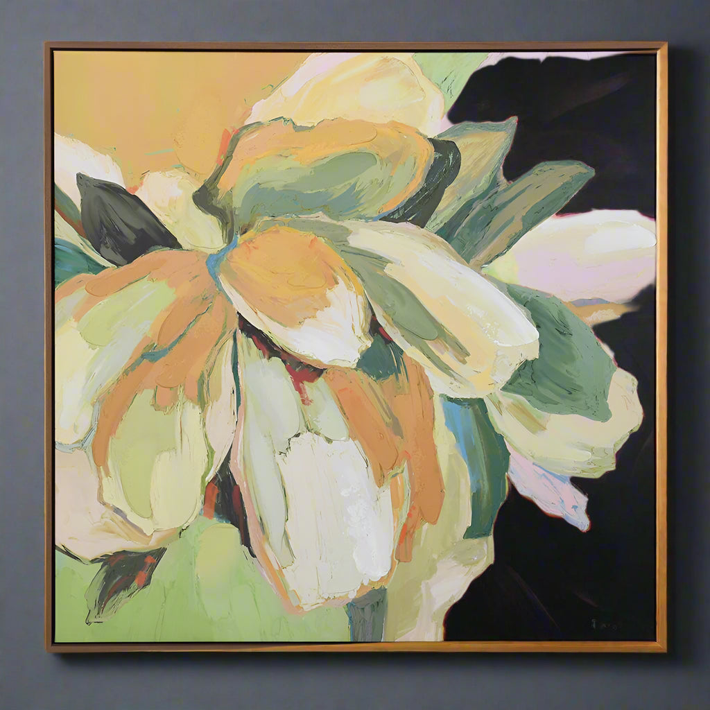 Peaonia Framed Picture 80cm | Annie Mo's