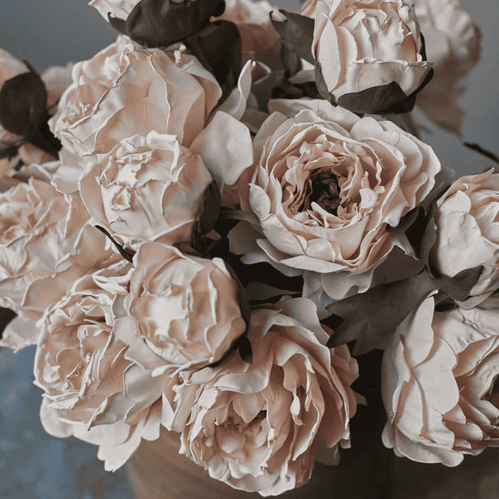 Peony Blush Stem 55cm-D