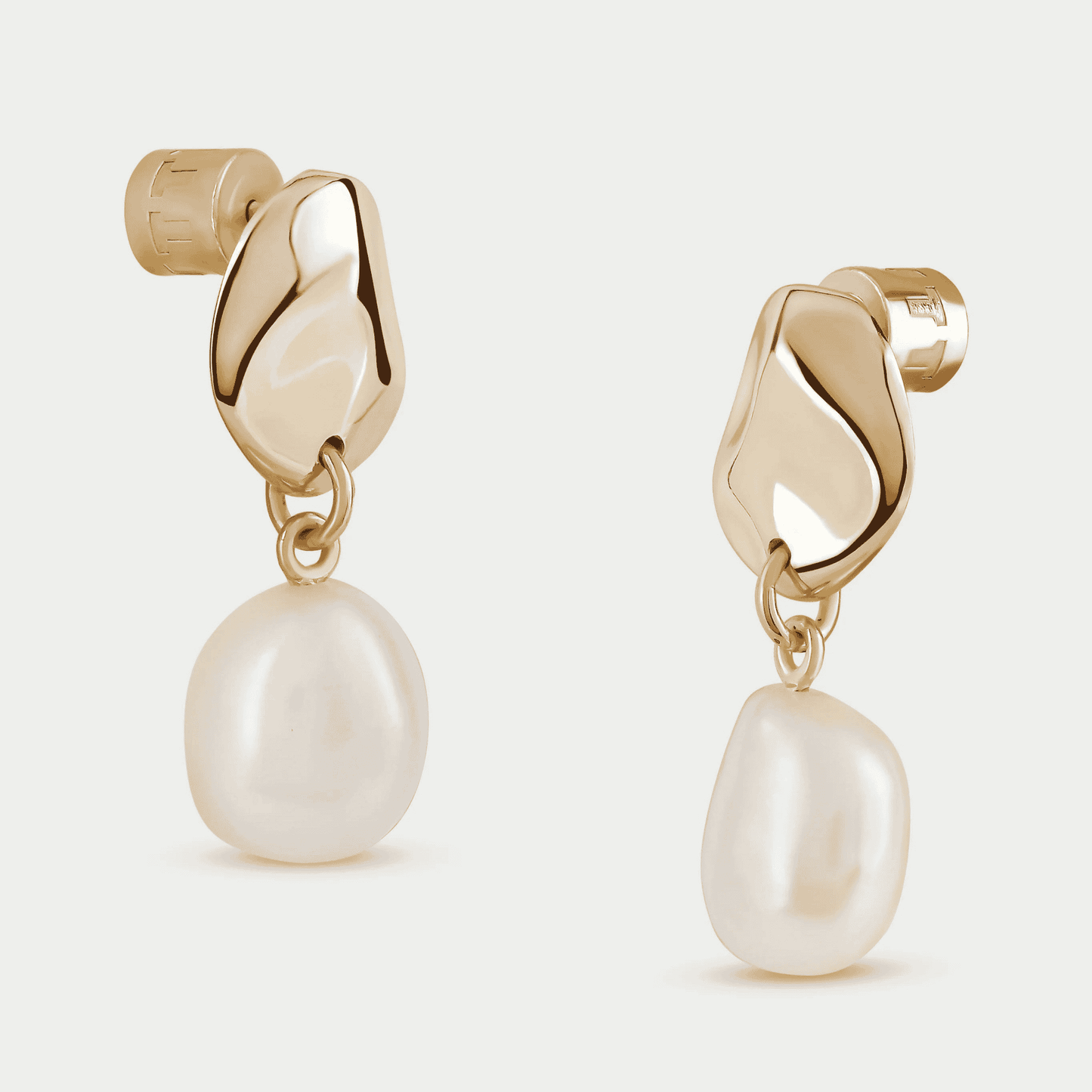 Perla Earrings - Gold-B
