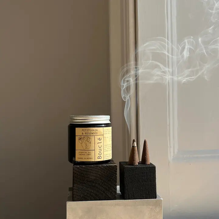 Petitgrain & Rosewood Incense Cones | Annie Mo's