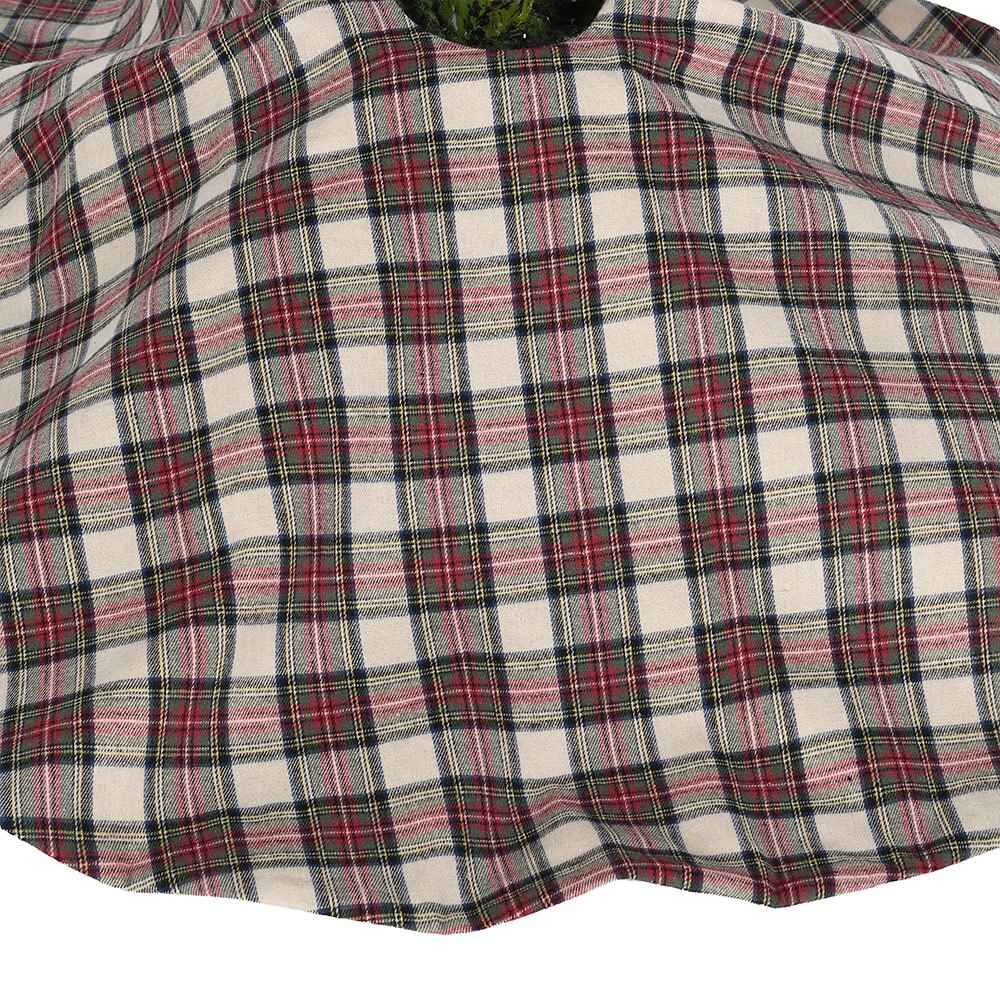 Plaid Christmas Tree Skirt 106cm | Annie Mo's