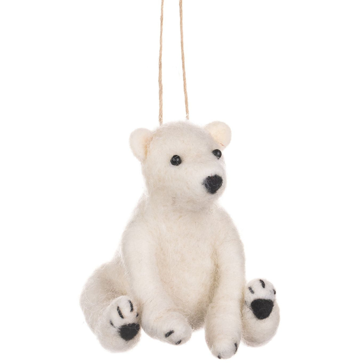 Polar Bear Sitting 8cm | Annie Mo's