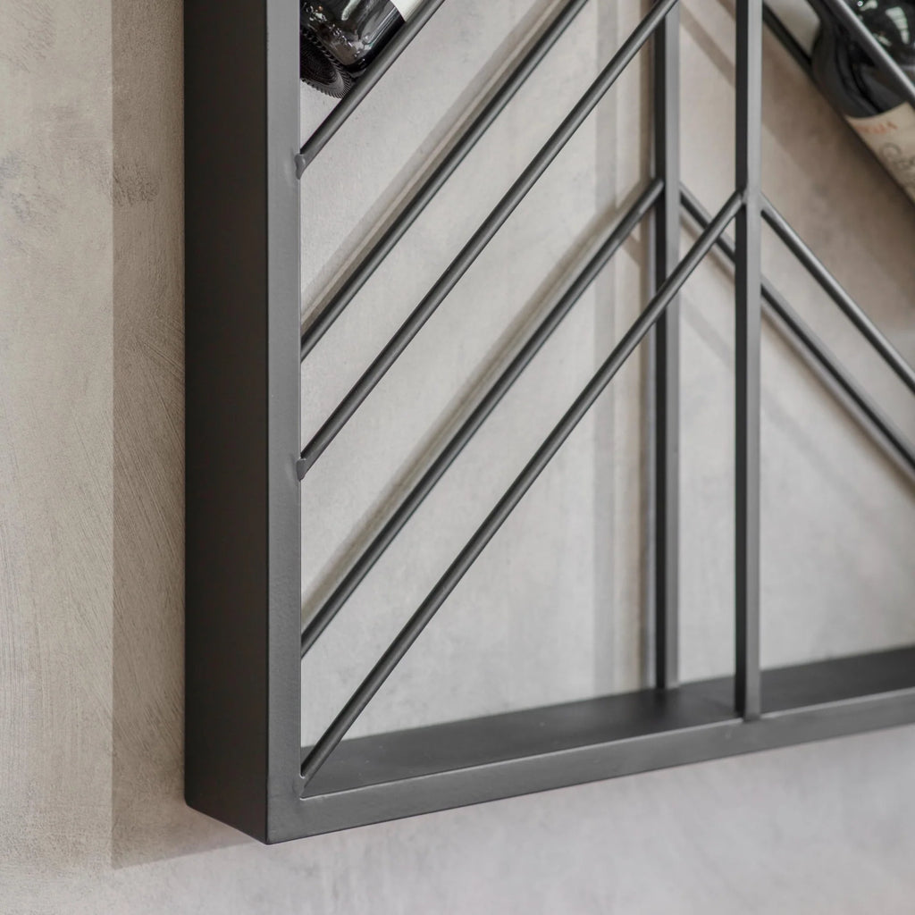 Portland 16 Bottle Wine Wall 140cm