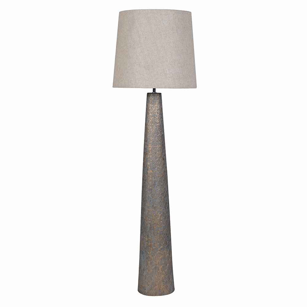 Pyramid Floor Lamp with Shade-B