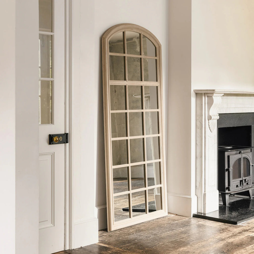 Wilton Tall Arched Window Mirror 180cm