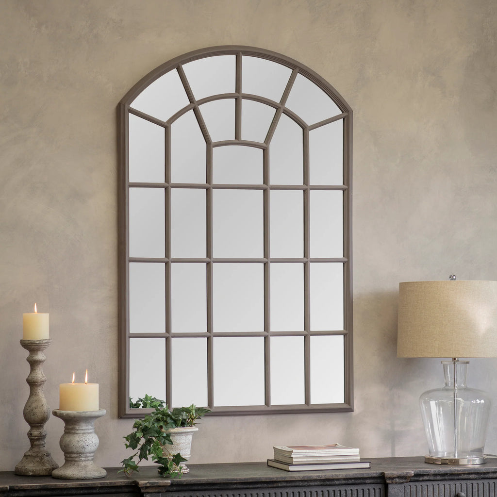 Wilton Charcoal French Window Mirror 150cm | Annie Mo's