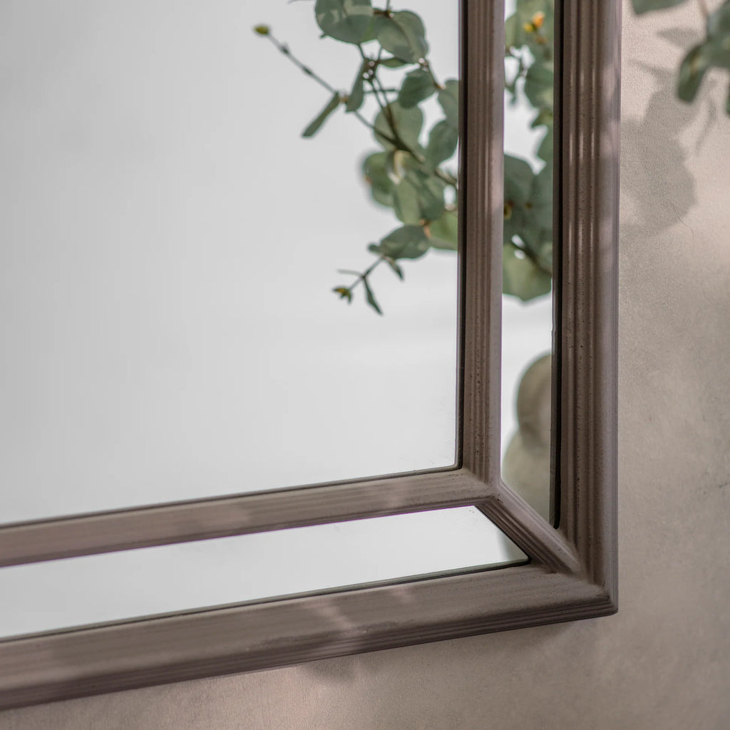 Wilton Curved Frame Charcoal Mirror 145cm