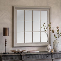 Wilton Grey 14cm Border Window Mirror 135cm | Annie Mo's