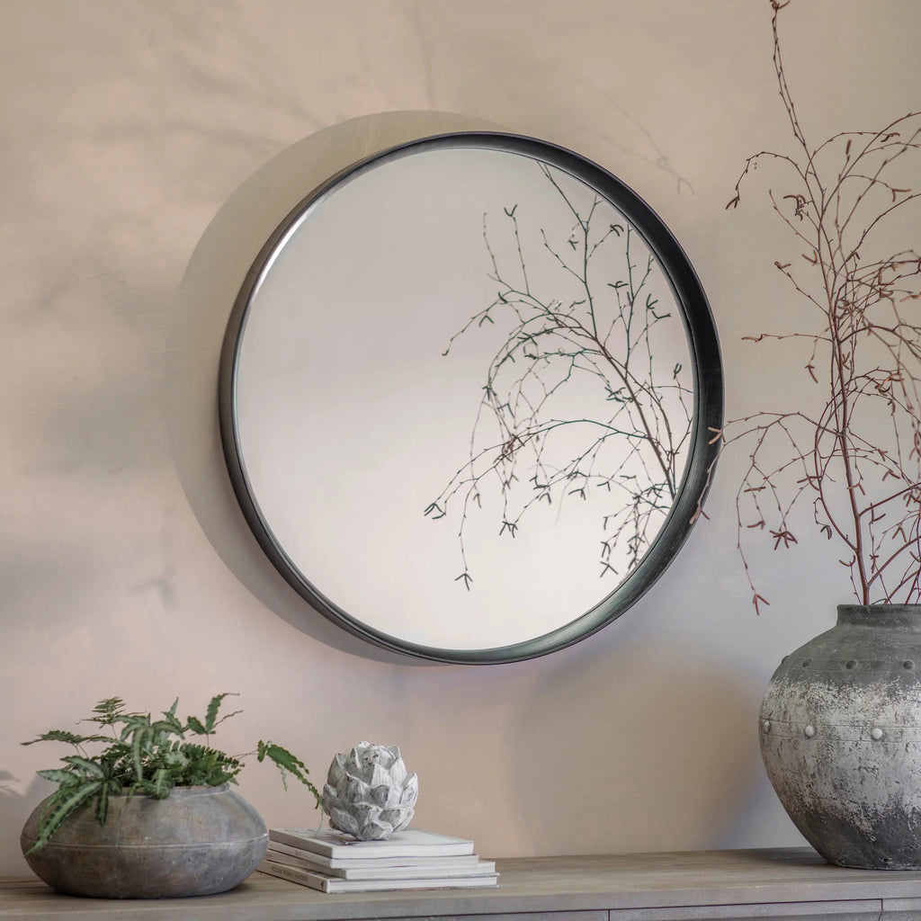 Warkworth Round Mirror 80cm | Annie Mo's