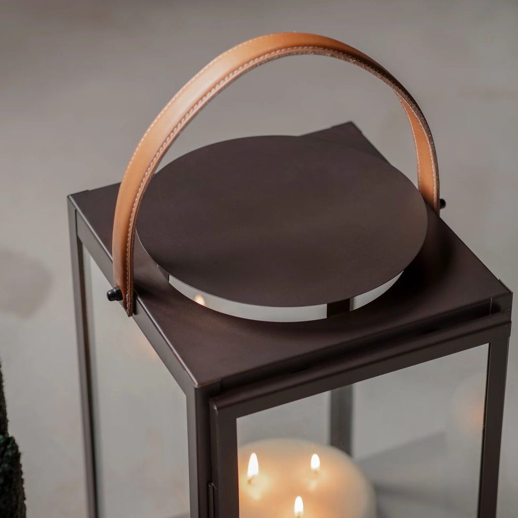 Leather Handle Aluminium Hurricane 45cm