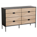 Raphia Eight Drawer Wide Chest of Drawers