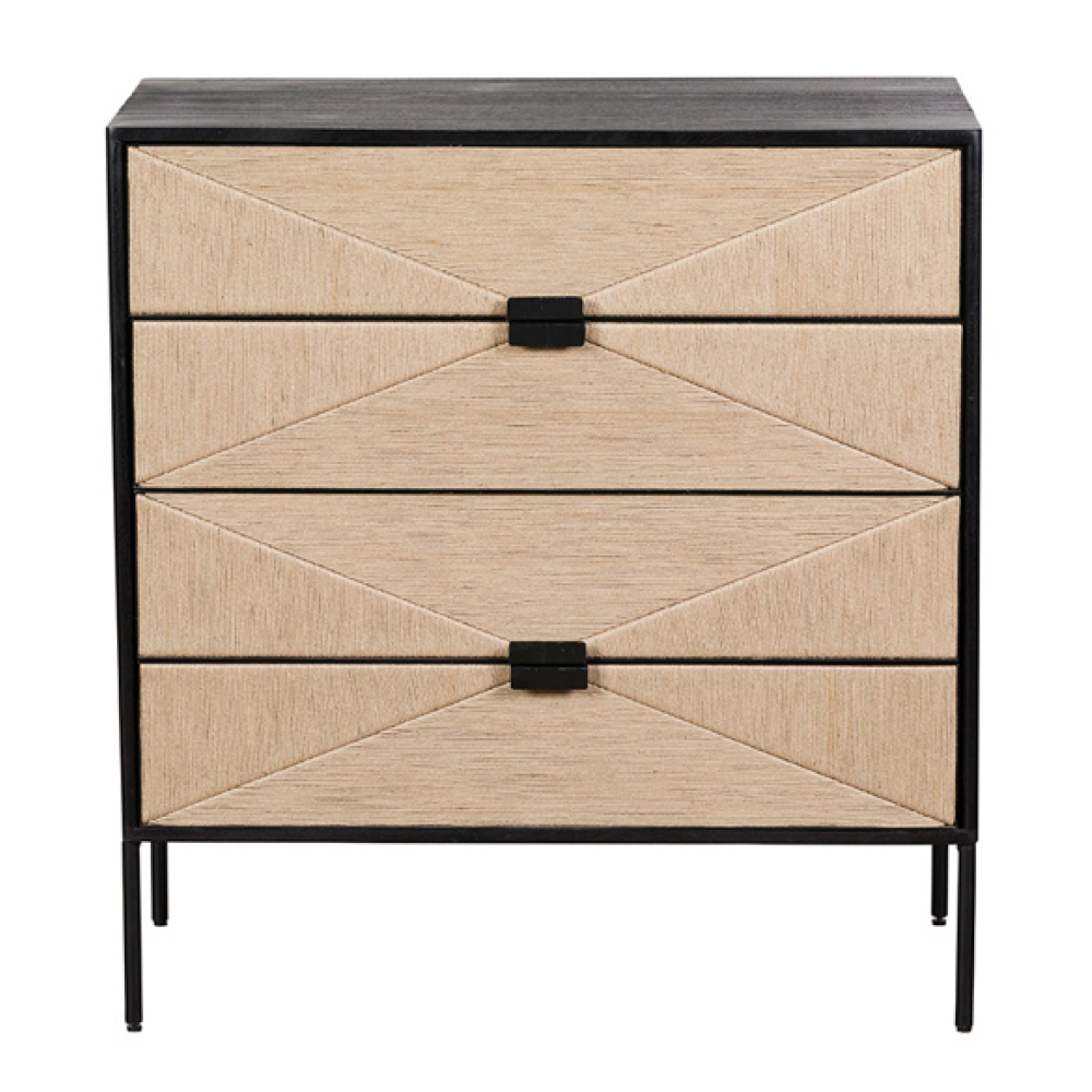Raphia Four Drawer Chest of Drawers