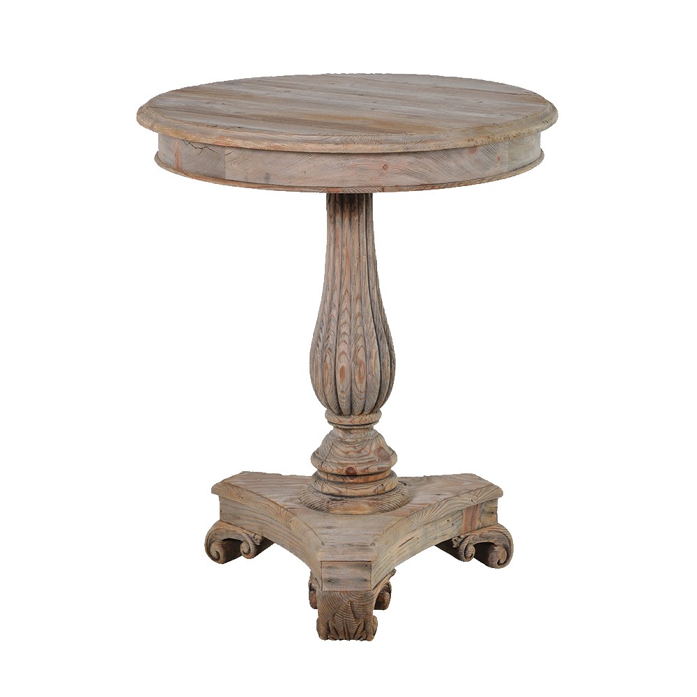 Reclaimed Round Wine Table 74cm High | Annie Mo's