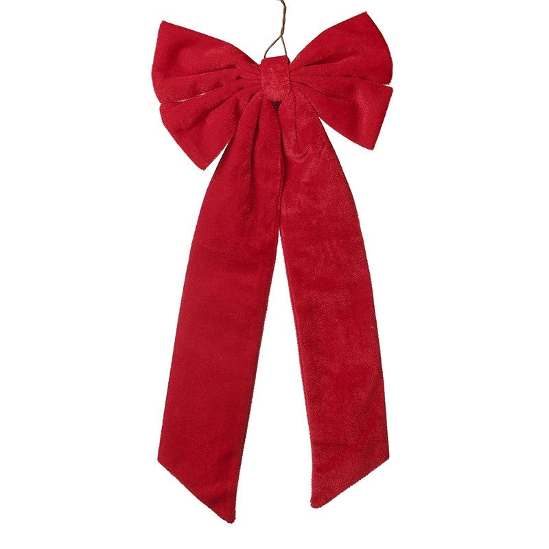 Red Velvet Bow 43cm