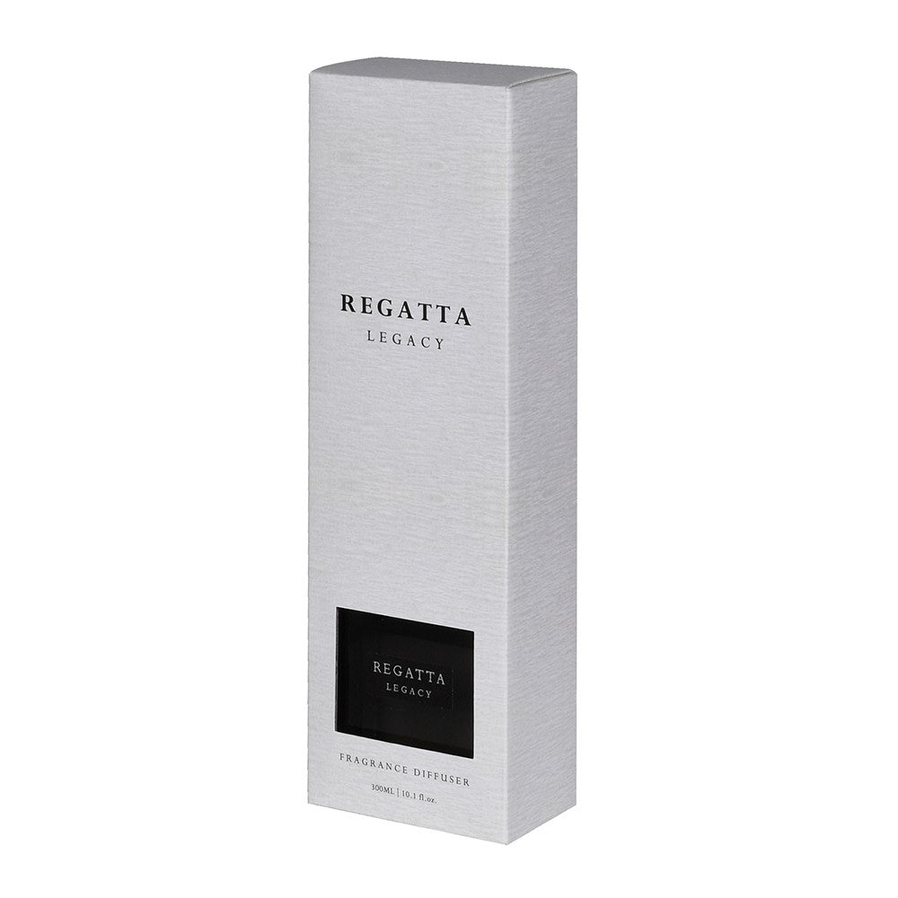 Regatta Legacy fragrance diffuser packaging on a white background