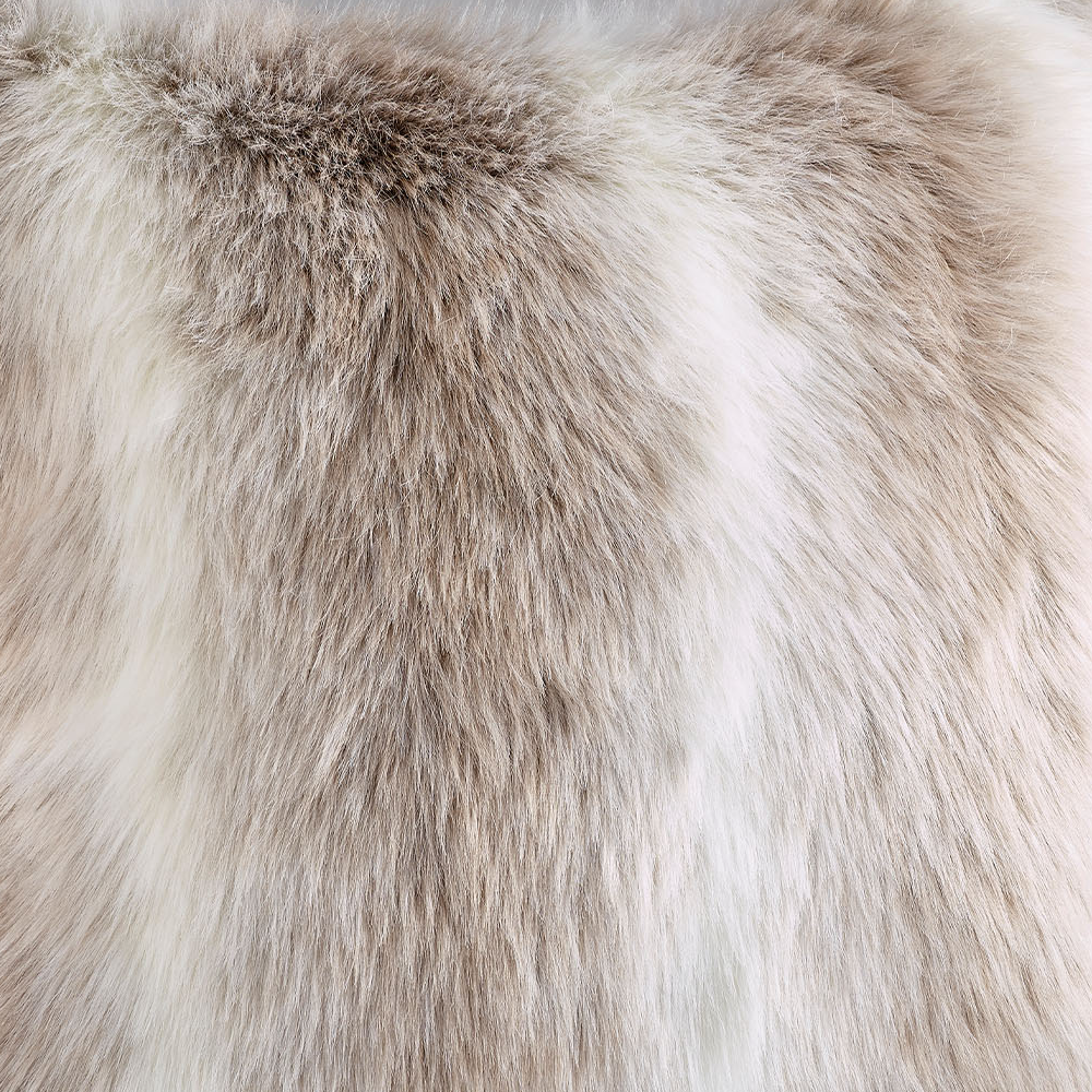 Reindeer Faux Fur Cushion - Size Choice