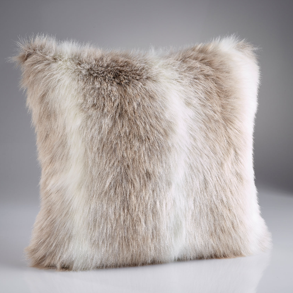 Reindeer Faux Fur Cushion - Size Choice - Annie Mo's