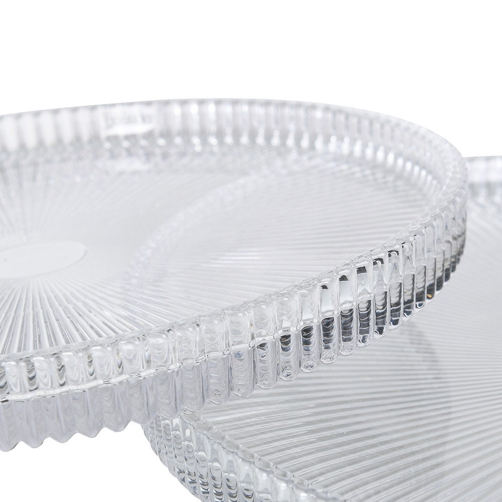 Ribbed Candle Plates - Size ChoiceB