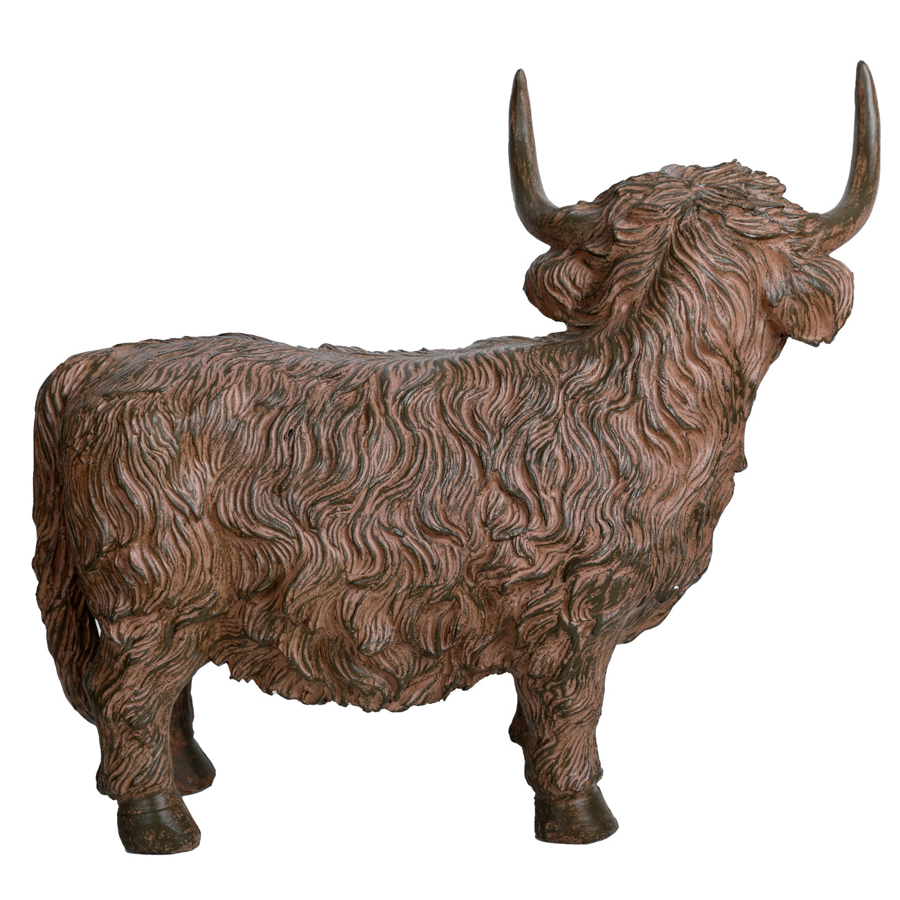 Rustic Highland Cow 34cm