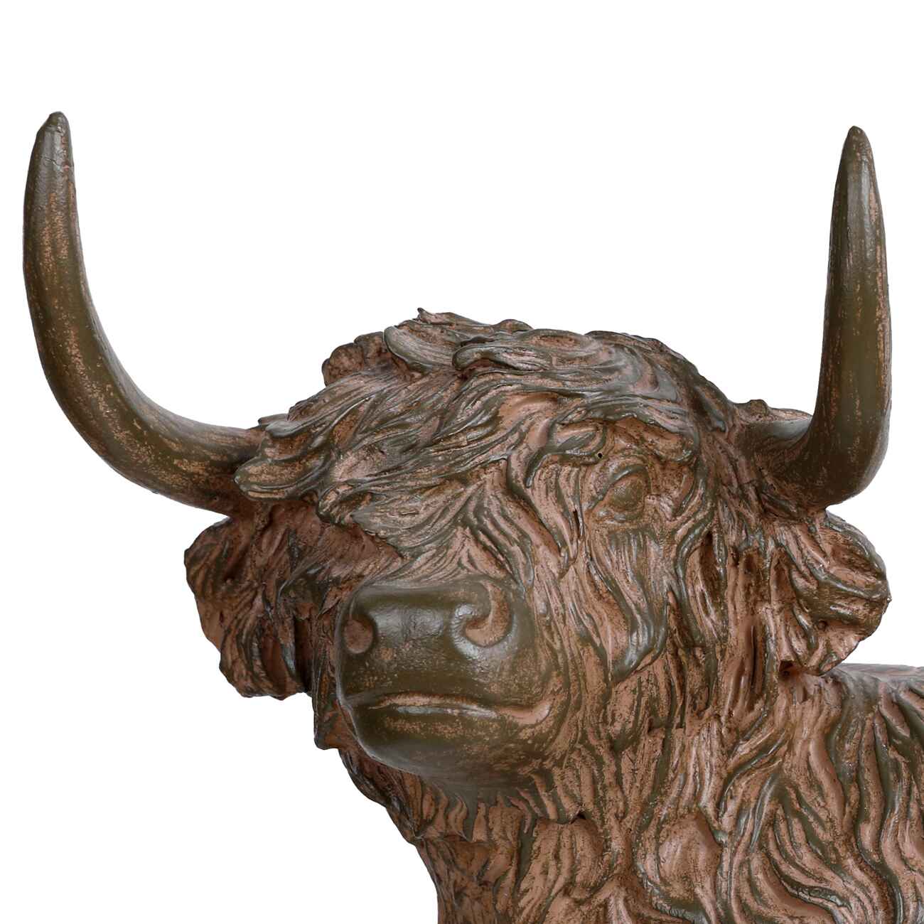 Rustic Highland Cow 34cm-C