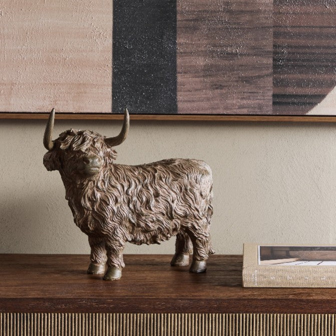 Rustic Highland Cow 34cm | Annie Mo's