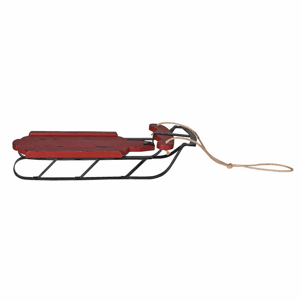Rustic Red Sledge 42cm