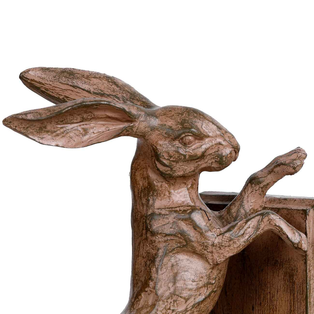 Rustic Standing Hare Bookends 23cm | Annie Mo's F