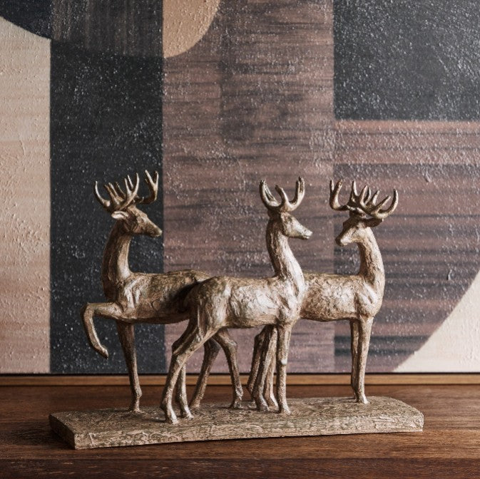 Rustic Woodland Trio of Stags 35cm | Annie Mo's E