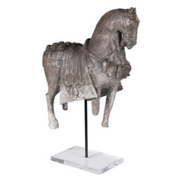 Large Resin Horse On Acrylic Base 49cm | Annie Mo's