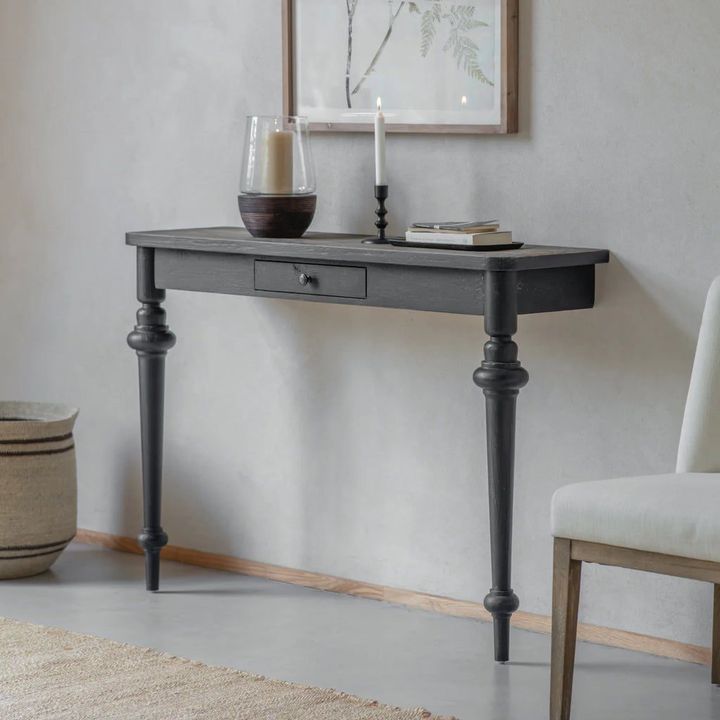 Hambledon Wall Mounted Distressed Console Table 120cm | Annie Mo's
