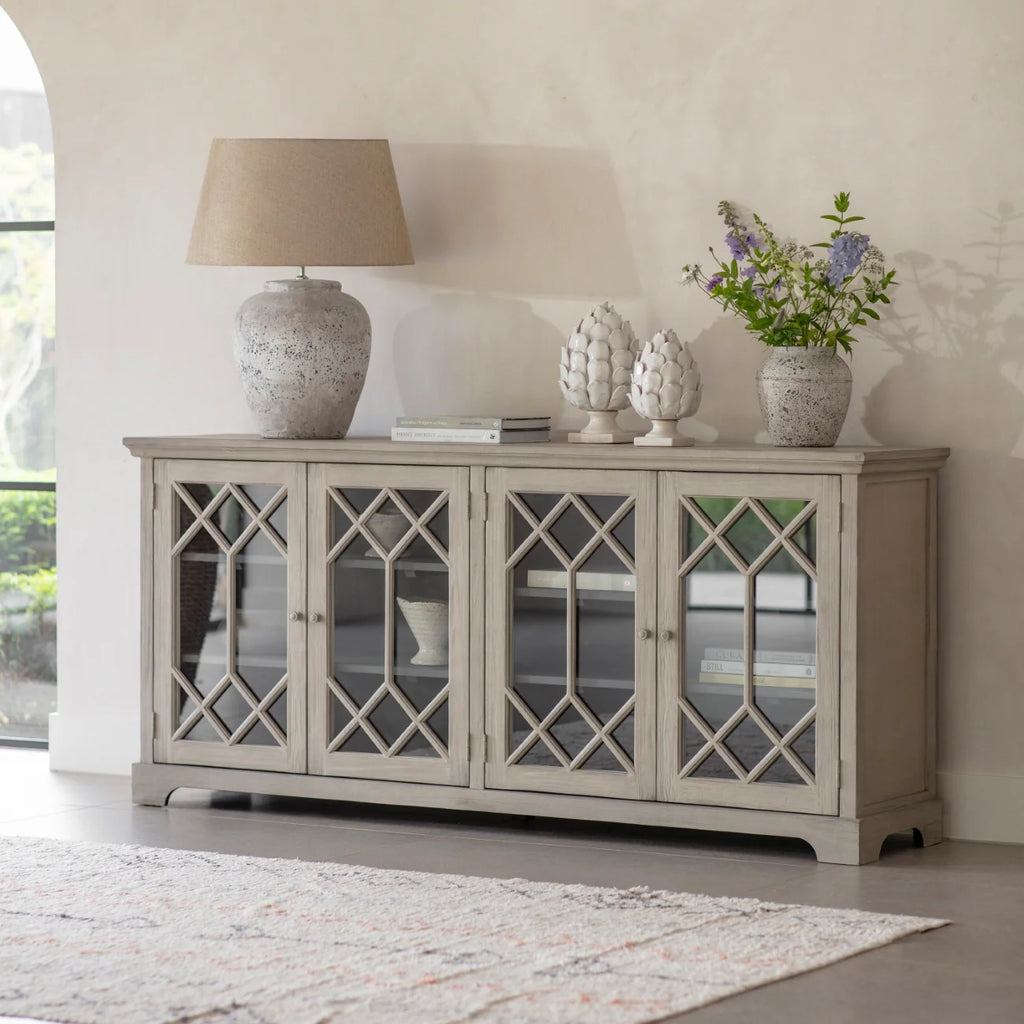 Hambledon Four Glass Door Sideboard 200cm