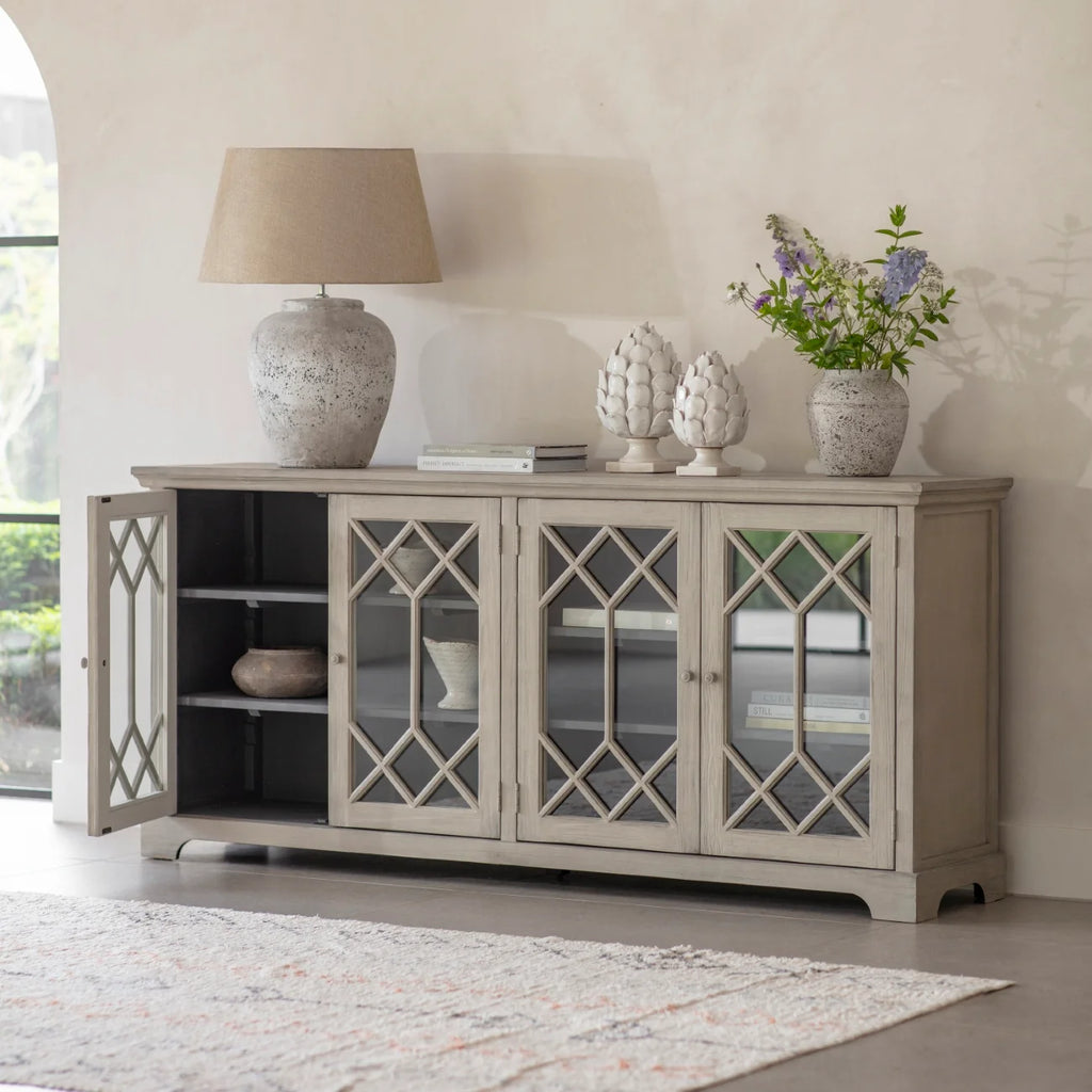 Hambledon Four Glass Door Sideboard 200cm