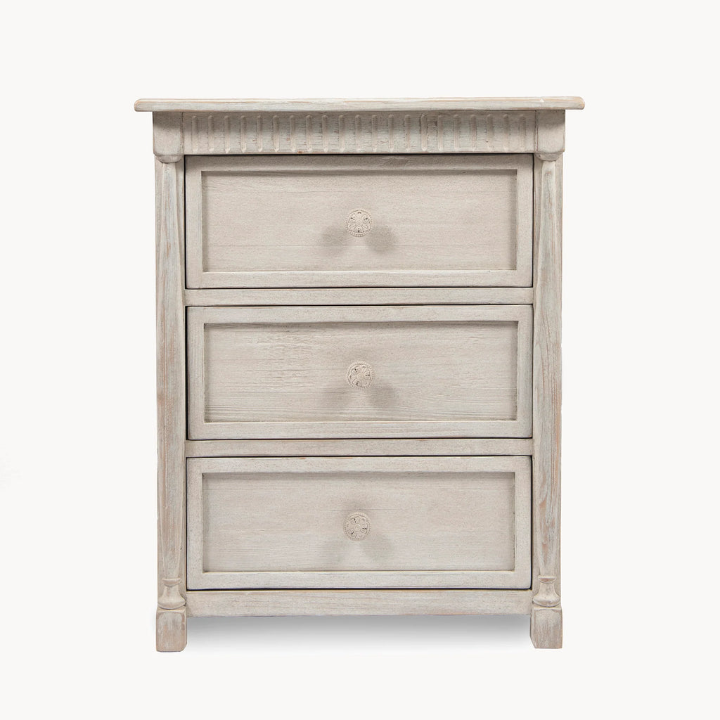 Loumarin Small Chest of Three Drawers 68cm Wide